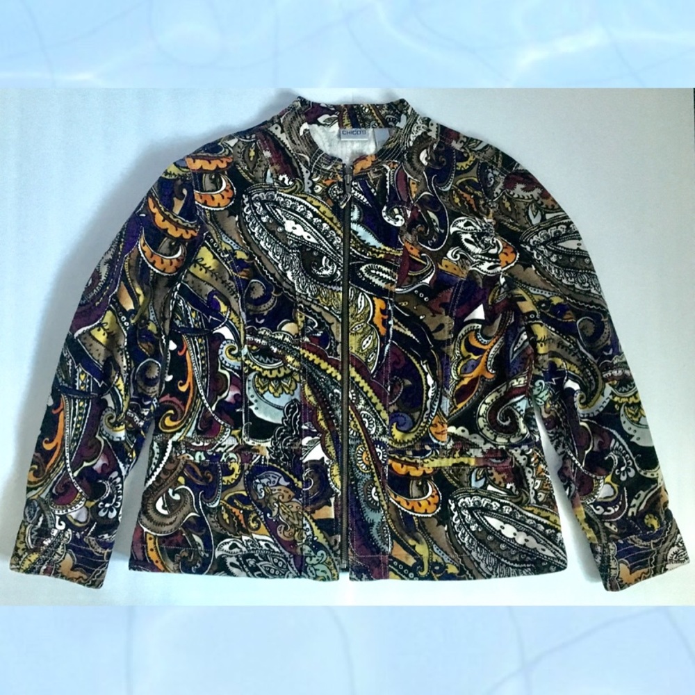 Paisley Corduroy Jacket
